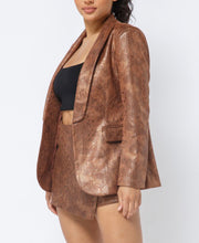 Load image into Gallery viewer, Gia exotic animal blazer
